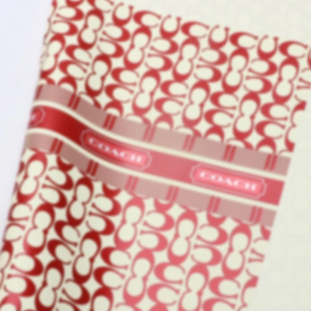 Pink Coach Floral Wrap