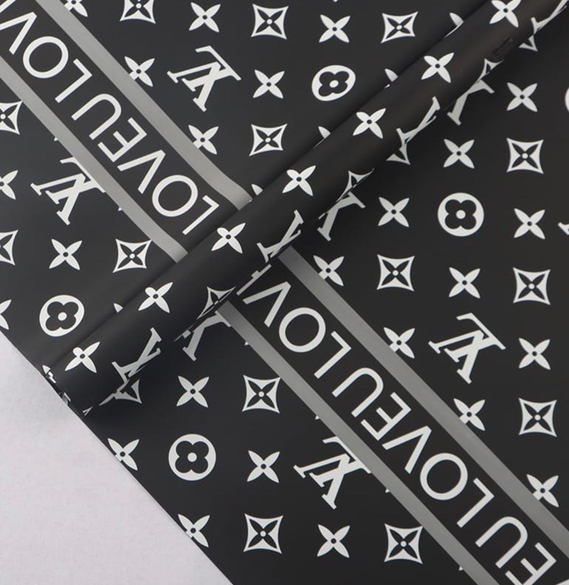 Louis Vuitton Luxury Floral Paper